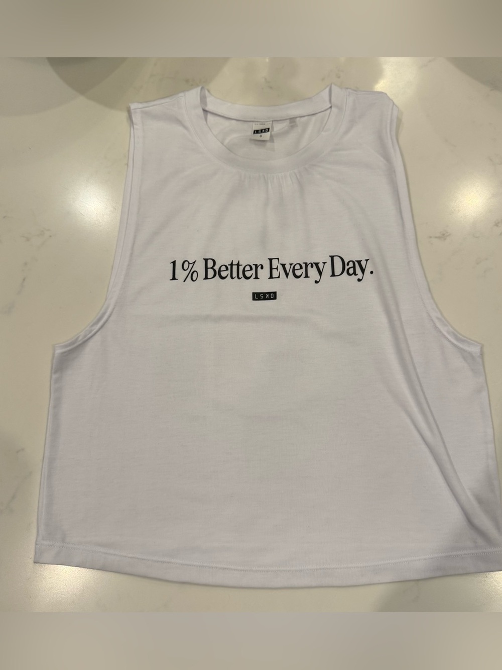 LSKD  1% Training Tank White Small